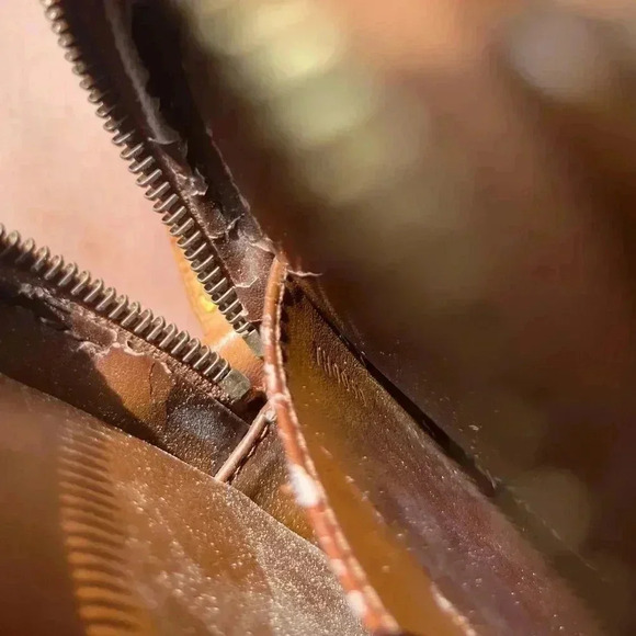 Louis Vuitton Authentic Vernis Christie PM Bronze Patent Leather Crossbody Bag - Picture 6 of 15